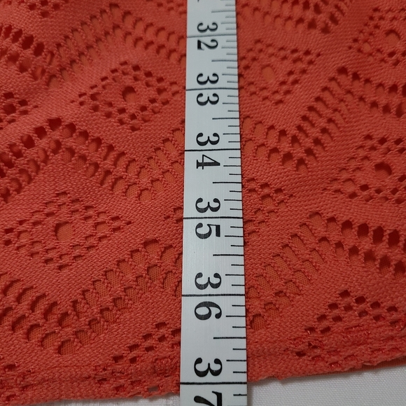 Olivia Matthew's Woman's Sleeveless Knit Dress, Size: 1X, Color: Orange - Picture 15 of 15